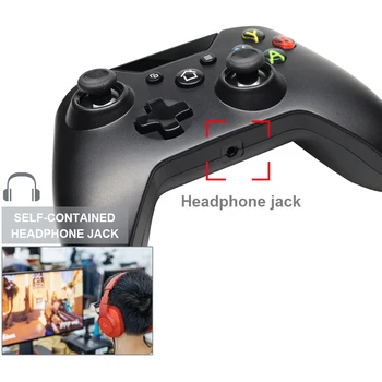 Káblové USB Gamepad 3.5 mm Audio Jack, Duálne Vibrácie Radič Hra Rukoväť 2,2 m Napájací Kábel Joypad Pre Microsoft Xbox Jeden Slim