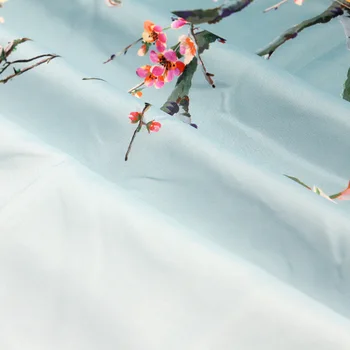 Čínsky Vtákov Gradient Sprchové Závesy pre Kúpeľňa Straky a Rastliny Zelené Nepremokavé tkaniny Tkaniny, Polyester Vaňa Dekor 180 x 180 cm