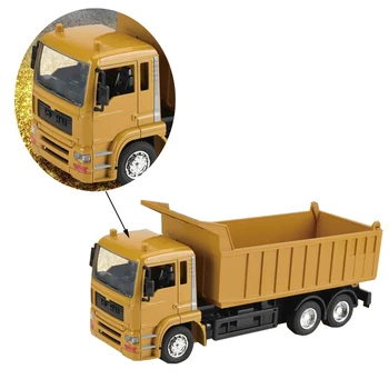 10CH RC Dump Truck 2.4 HZ Diaľkové Ovládanie Hydraulického Dump Inžinierstva Vozidla Elektrické Loader Darček Prepravca pre Deti