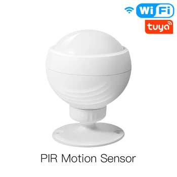 Tuya WIFI PIR Snímač Pohybu Bezdrôtovej Pasívny Infračervený Detektor Bezpečnosti proti Vlámaniu, Snímač Tuya/SmartLife APP Control