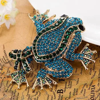 Zlxgirl Luxusné Značky big veľkosť Hnedé žaba brošne módne šperky mužov a žien vintage hidžáb pin príslušenstvo pekné čiapky a tašky pin