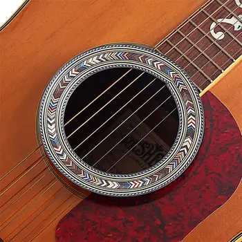IRIN Dreva Soundhole Rozetu Vložkou Zvuk Gitár Otvor Dekorácie 94mm pre Klasické Gitary, Akustické Gitary