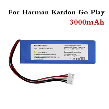 3000mah batérie pre Harman Kardon Go+ Play ísť hrať batérie Batterie sledovacie číslo