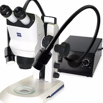 Gooseneck Svetlá Mikroskopom LED Optický Dual Iluminátor 100V~240V Nastaviteľný Jas & Flexibilné Smer