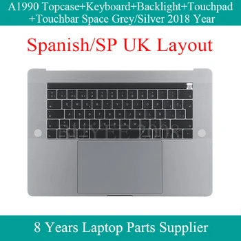 Originál Nové A1990 španielsky Klávesnica Pre Macbook Pro 15.4
