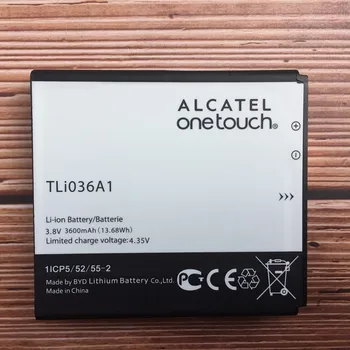 3600mAh Batérie TLi036A1 Pre Alcatel One Touch Odkaz 4G+, 4G+ LTE,Y900NB,Y900 Nabíjateľná Li-ion, Vstavaný Mobilný Telefón Batéria