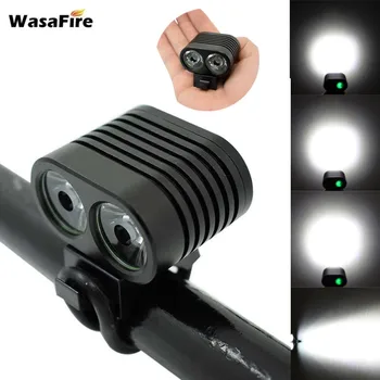WasaFire Mini 2* XM-L2 LED Svetlo na Bicykel 5000LM Bicykel Predné Svetlá 4 Režimy MTB Svetlometu Cyklistické Lampa + 8.4 V 18650 Batériu