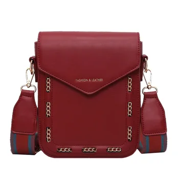 Populárne tašky cez rameno, kabelka pu kožené taška cez rameno, západný štýl jednoduchý dizajn, malý balík
