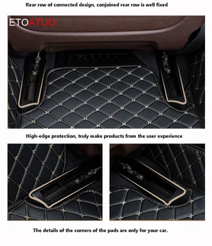 ETOATUO Auto Podlahové Rohože Pre Infiniti všetky modely FX EX JX G M QX50 QX56 QX80 Q70L QX50 QX60 Q50 Q60 ESQ Auto Koberec Kryt podlahy mat