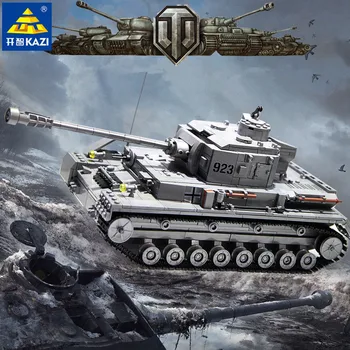1193Pcs Vojenské Veľké Panzer IV Tank Model Stavebné Bloky Sady Armády WW2 Brinquedos Tehly Auta Vzdelávacie Hračky pre Deti,