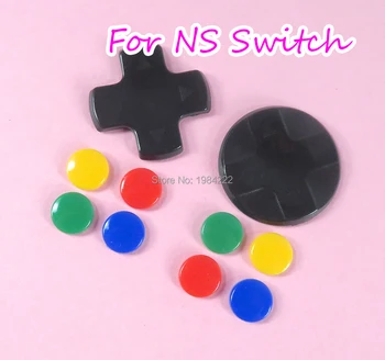 10sets Farebné Tlačidlo Spp Set Palec Stick Rukoväť Pre Nintendo Prepínač NS Radosť-Con Analógový Ovládač Spp Kryt