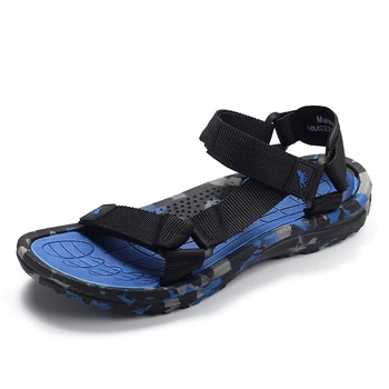 Muži sandále 2020 kamufláž sandále mužov ležérne topánky háku&slučky mužov pláže topánky non-slip športové topánky pre mužov Zapatos Hombre