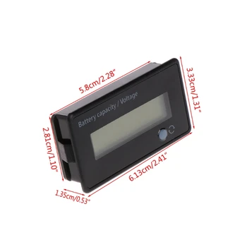 2020 Nové Kapacity Batérie Indikátor 8-70V Modrým LCD Olovené LithiumDigital Voltmeter Tester