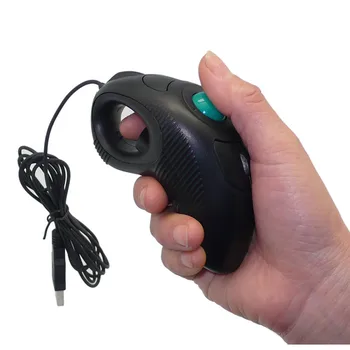 Nová Myš 2,4 GHz káblové USB prenosné myši prsta pomocou optického sledovať loptu 160829 Drop Shipping Ergonómia Mcie