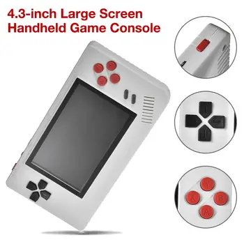 Mini Video Herný ovládač 4.3 palcový Mobilné Hry Konzoly Gamepad Joystick gamepad Zabudovaný 228 Hra Podporu AV Výstup