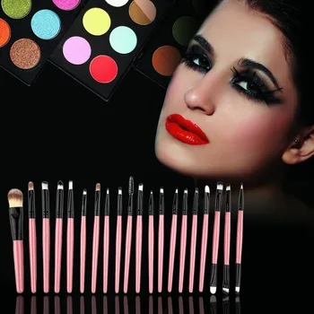 20Pcs Profesionálny make-up Štetce Pack Kompletný Make-up Lip Liner Nadácie Korektor, Make-Up Štetce Nástroje Základné Sady