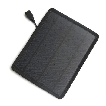 10W Solárny Panel USB Port Camping Núdzové Napájanie Vonkajšie Solárny Generátor Odolné Rýchle Nabíjačky