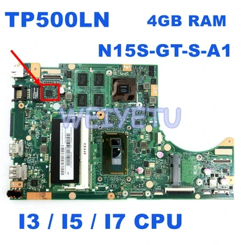 TP500LN I3 /I5 /I7 CPU, Doska REV2.0 Pre ASUS TP500L TP500LN TP500LD Notebook doske Doske Testované doprava zadarmo