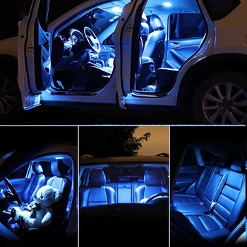 Vhodné Pre Honda Accord Coupe & Sedan 2003-2012 Ultra BIELA vnútorné Osvetlenie Led Package Súpravy 8 Kusov Mapu Dome špz Lampa