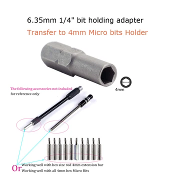 Micro Bit 4 mm do 1/4