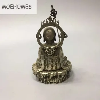 MOEHOMES Tibete Striebro ksitigarbha bódhisattva sochu Budhu, sochu kovové remesiel domáce dekorácie