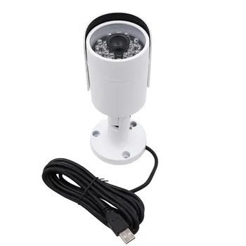 1.0 Mpx 720P IR IR Led Deň Nočné Videnie Webcam Hliníkové Bullet Prípade anti-Vandal Nepremokavé Vonkajšie USB Kameru