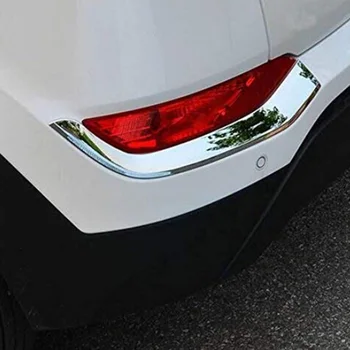 Pre Hyundai Tucson 2016 2017 2018 Chrome Zadný Nárazník Reflektor Hmlové Svetlo Lampy Kryt Pásky Rámu Liatie Obloha Veko Auto Styling