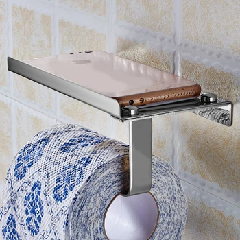 Toaletný Papier držiak na stenu z nehrdzavejúcej ocele kúpeľňa starožitné tkaniva držiteľ umyváreň mobil, toaletný papier roll držiteľ