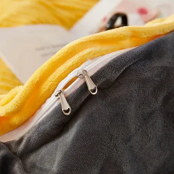 Coral Deka Velvet Kryt Zahustiť Obliečky Farbou Posteľná Bielizeň Nastaviť Udržať V Teple Deka Na Posteľ Mäkké Obliečky Nordic Bedcover