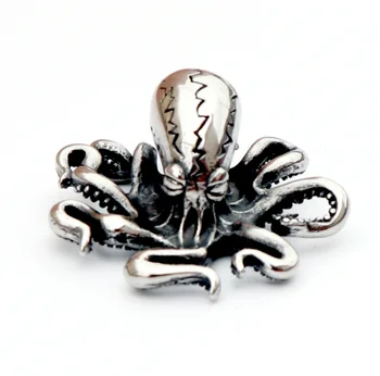 Punk štýl Zvierat Vzor Octopus Prívesok z Nehrdzavejúcej Ocele, Titánové Ocele Non-Vyblednutiu Náhrdelník Príslušenstvo Prívesok Veľkoobchod