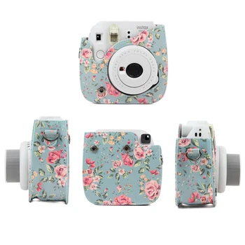 Fujifilm Instax Mini Kamera Prípade Taška PU Kožený obal s Popruhom cez Rameno Pre Instax Mini 9 Mini Mini 8 8+ Instant Filmové Kamery