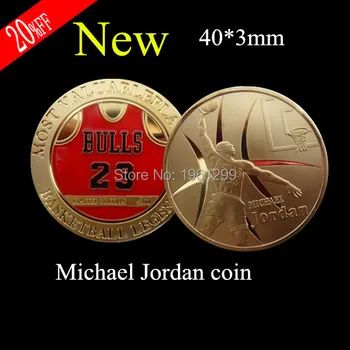 Michael Jordan Basketbalová Legenda najcennejšie Hráč Výzvou Mince,1pcs/veľa