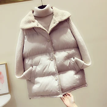 Lacné, veľkoobchod 2019 nové jeseň zima Hot predaj dámskej módy bežné ženské príjemne teplá Vesta vrchné oblečenie MP330