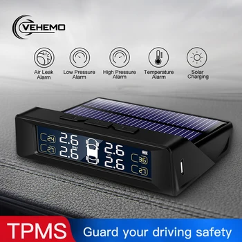 Anytek 2020 Tlaku v Pneumatikách Alarm Auto TPMS pre VEHEMO zabezpečovacích Systémov Číslo Displej Externý Senzor proti Výbuchu