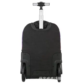 Veľké kolesá Školy Koľajových batoh Tašky pre teenagerov cestovné vozíka vak Deti kolesových batoh tašky pre cestovné taška kolesá