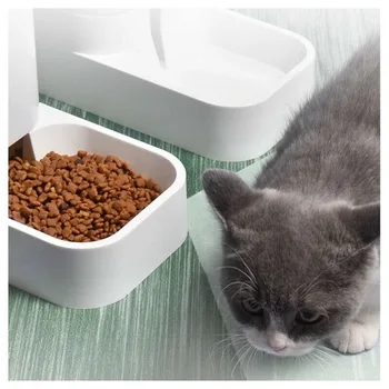 Pet Automatické Potravín Podávač Vody Napájačiek pre Mačky Kŕmenie Misy Mačka Zásobník Vody Fľašu Pre Psie Miska na Kŕmenie A Pitie