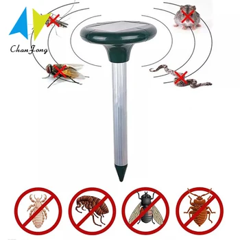 ChanFong Vonkajšie Ultrazvukové Solárny Živočíšnych Škodcov Myši Pest Repeller Anti Repeller Kontroly Mol Had Myši Záhrada Dvore