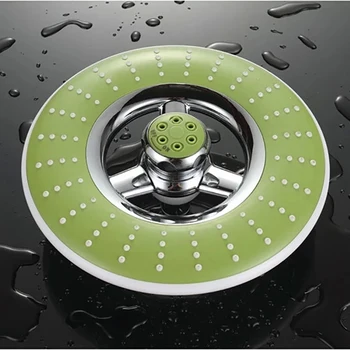 BECOLA chrome sprcha hlavu kúpeľňa ABS plast sprchové batérie, módy zelené zrážok sprcha tryska doprava zadarmo