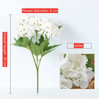 2 ks/veľa umelé kvety skúmie pre domáce svadobné dekor hodváb plastové kvet kvalitné falošné kvet strany miestnosti dekorácie