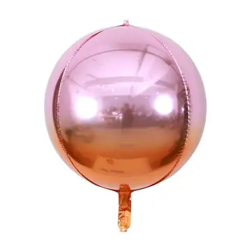 10pcs 22 inch Gradient Farba 4D Hélium Balón Narodeniny, Svadobné Party Dekorácie Balón Foto Rekvizity Baby Sprcha Deti Hračky