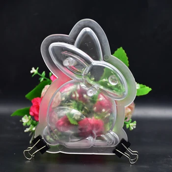 4pcs 3D Veľkonočné Králik Bunny-tvarované Tortu Formy Fondant Čokoláda Ručné Silikónové Formy Domácej Auto, Interiér Crystal Dekoratívne Formy