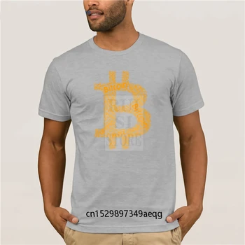 Tričko mužov Bitcoin Revolúcie Blok Reťazca Mail Slovo T Shirt Kolo Golier, Krátky Rukáv, Nový Príchod Mládež Krku