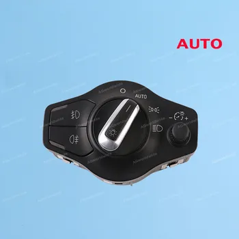 Chrome AUTO Svetlometov Hmlové Svetlo Prepínač Control +Dažďový Senzor Pre Audi A4 2009-B8 S4 A5 O5 S5 2009-8K0941531AS 8U0955559