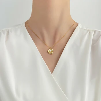 925 Silver Kvety, Prívesky, Náhrdelníky Šperky Minimalizmus Chocker Kolye Vintage Collier Bijoux Femme Zlato Boho Ženy Náhrdelník