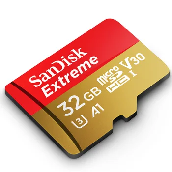 Doprava zadarmo SanDisk Extreme Micro SD Karty U3 A2 Pamäťová Karta 32 GB, 64 GB 128 gb kapacitou 256 GB TF Karta pre Fotoaparát Drone cartao de memoria