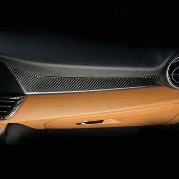 Pre Alfa Romeo Giulia Nálepky Auto Centrálnej Konzoly Panel Kryt Dekorácie Uhlíkových Vlákien Štýl Výbava Auta styling Príslušenstvo