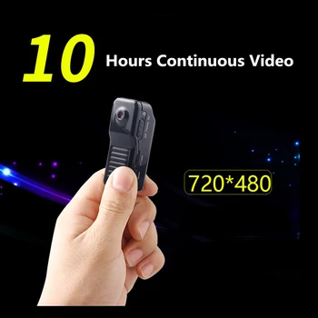 Pracovné 10hours najnovšie Prenosné Magnetické Mini Kamera Telo Fotoaparátu Akcie DV DVR Micro Kameru hlasové a Video Rekordérom pk sq8 sq11