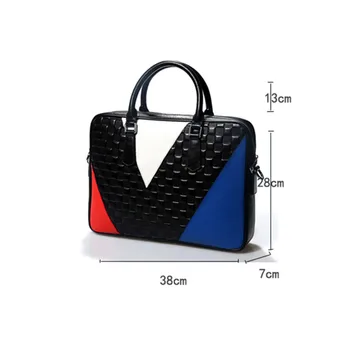 Luxusné módne originálne kožené Ženy kabelky 14 palcový notebook aktovky ženské rameno messenger taška business crossbody tašky