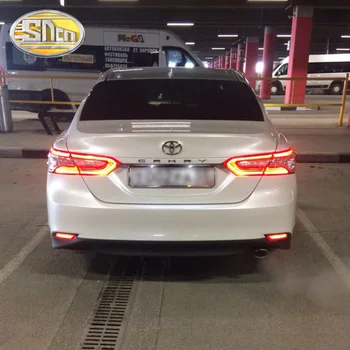 Pre Toyota Camry SE XV70 2018 2019 Multi-funkcie Auto LED Zadné Hmlové Svietidlo Nárazníka svetlo Brzdové Svetlo Auto Turn Signál Reflektor