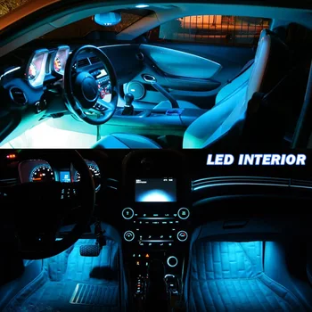 8pcs White Ice Blue LED Žiarovky Na roky 2007-2013 Nissan Versa Interiér Balík Kit Mapu Dome špz Lampa Nissan-EF-05